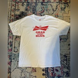 Budweiser Graphic White T-Shirt